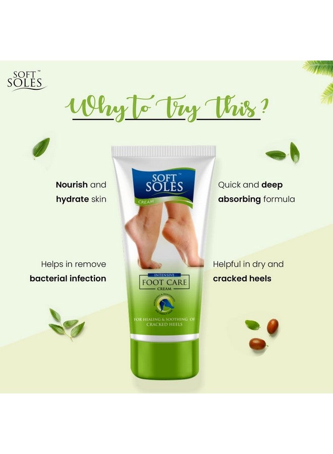 LEEFORD Softsoles Foot Cream For Cracked Heel & Rough(30 Gm-Pack Of 4)-Feet Cream For Dry And Cracked Heel Repair With Benefits Of Jojoba Oil,Bees Wax,Wheat - Image 2