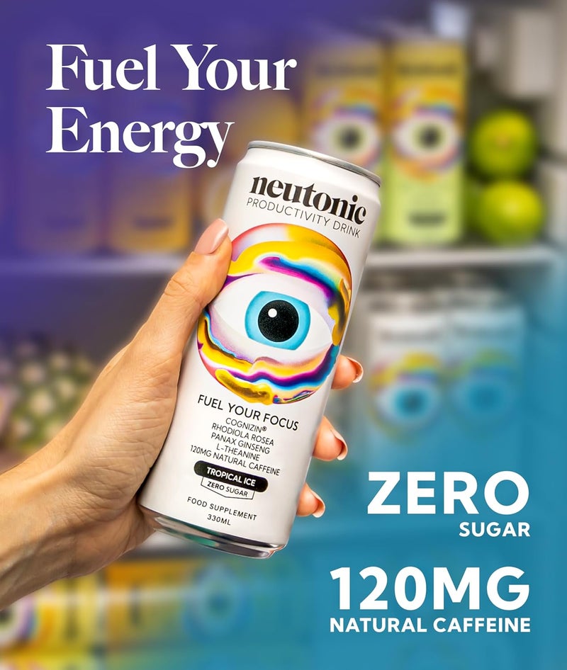 Neutonic Nootropic Productivity Energy Drink - Tropical Ice - Image 4