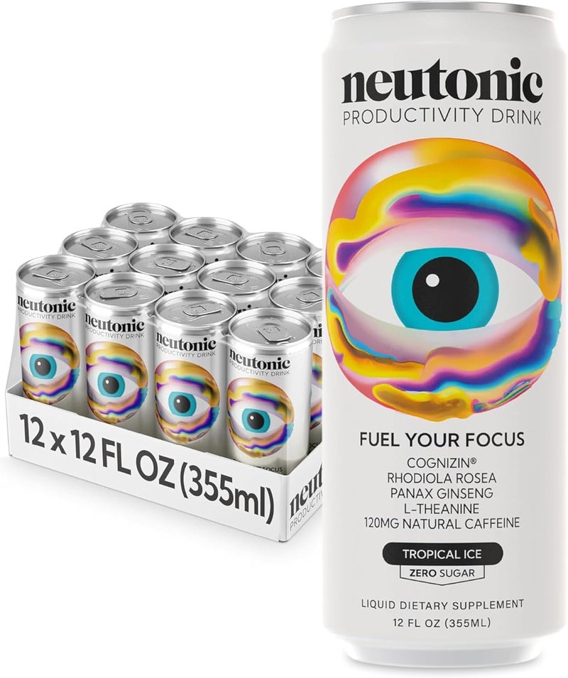 Neutonic Nootropic Productivity Energy Drink - Tropical Ice - Image 1