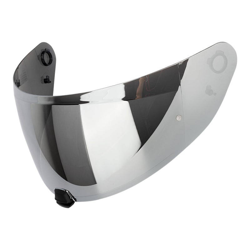 The Helmet Shop HJ-31 Silver Mirror Motorcycle Helmet Visor Fits HJC i10 & i70 - Replacement Shield | Optically Correct, UV Protected Polycarbonate Motorcycle Visor, Tool-Free Swap - Image 1