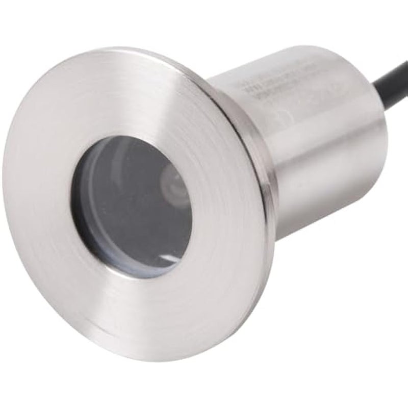 V.nice LED Underground Light IP65 Waterproof In-Ground Pathway Light, 3000K Warm White Outdoor Deck Uplight, Stainless Steel Body, AC220-240V, 3W  Silver Finish - Image 4