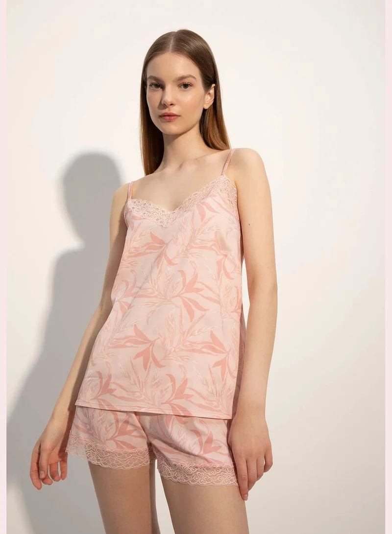 DeFacto Regular Fit Printed Shorts Pyjama Bottoms