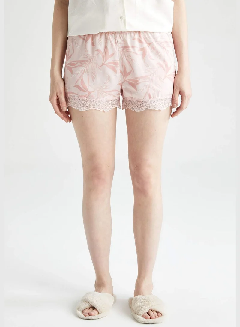 DeFacto Regular Fit Printed Shorts Pyjama Bottoms