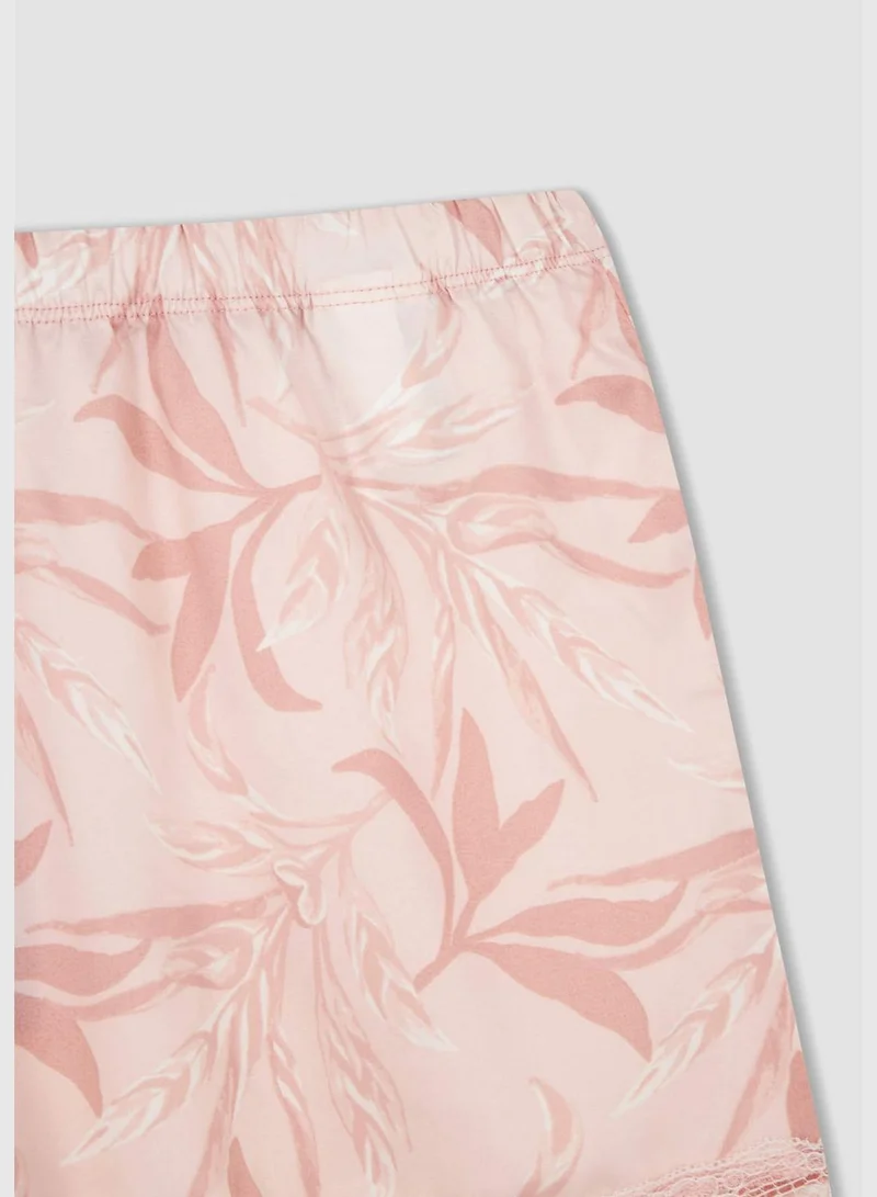 DeFacto Regular Fit Printed Shorts Pyjama Bottoms