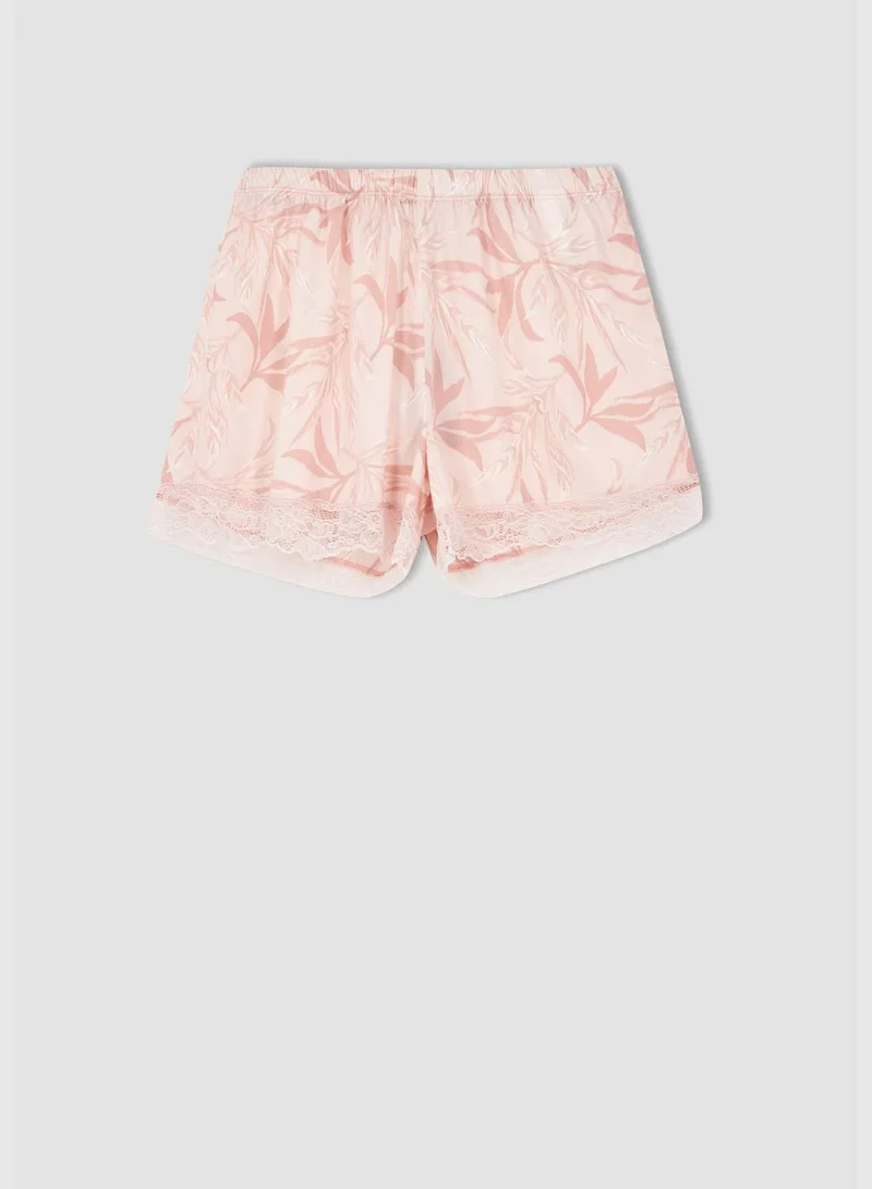 DeFacto Regular Fit Printed Shorts Pyjama Bottoms