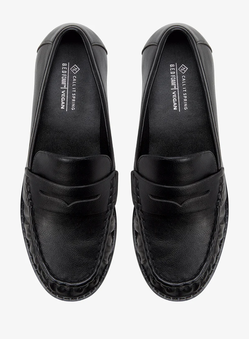Call it Spring BLACK Bobbyy Loafers for Women | Best Price UAE