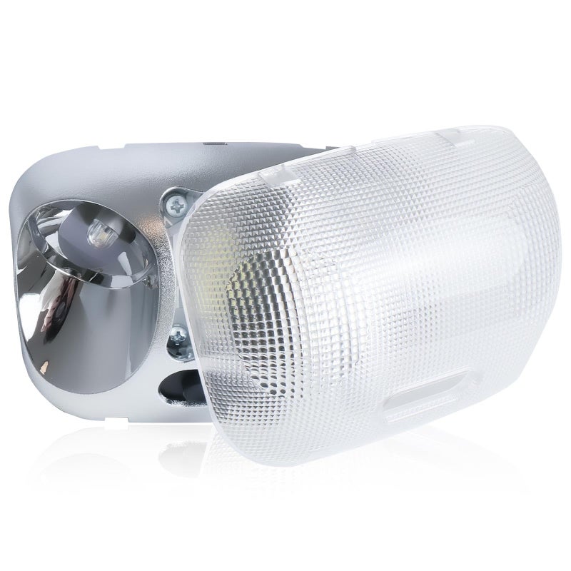 LLYZFED F37Z-13776-B LED Map Lamp Assembly with Cover Compatible with Ford Ranger 1993-2004 Cab Interior Overhead Dome Map Light Ceiling Reading Light Replace # F37Z13776B F67Z-13783-AA F67Z13783AA - Image 1