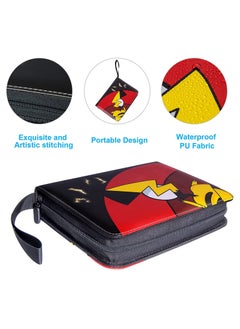 ESSEN Pokemon Cards Binder Holder Carrying Case for Pokemon Cards Portable Trading Cards Holder Collector Album holder holds 400 Cards with 50 Removable Sheets and 4 Pockets  - Image 3
