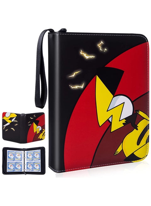 ESSEN Pokemon Cards Binder Holder Carrying Case for Pokemon Cards Portable  Trading Cards Holder Collector Album holder holds 400 Cards with 50  Removable Sheets and 4 Pockets | Best Price Oman | Muscat, Seeb