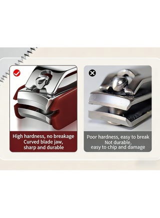 Home Nail Clippers High-End Nail Clippers Diagonal Mouth Anti Splash Nail Tools Complete Set of Professional Nail Clippers - view 2