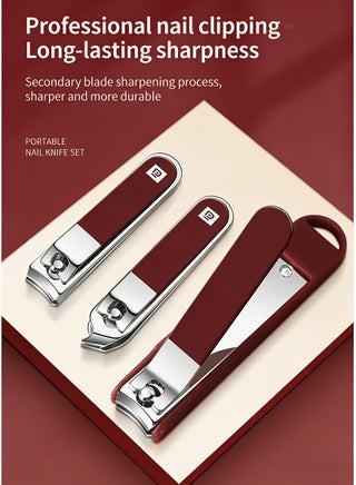 Home Nail Clippers High-End Nail Clippers Diagonal Mouth Anti Splash Nail Tools Complete Set of Professional Nail Clippers - view 3