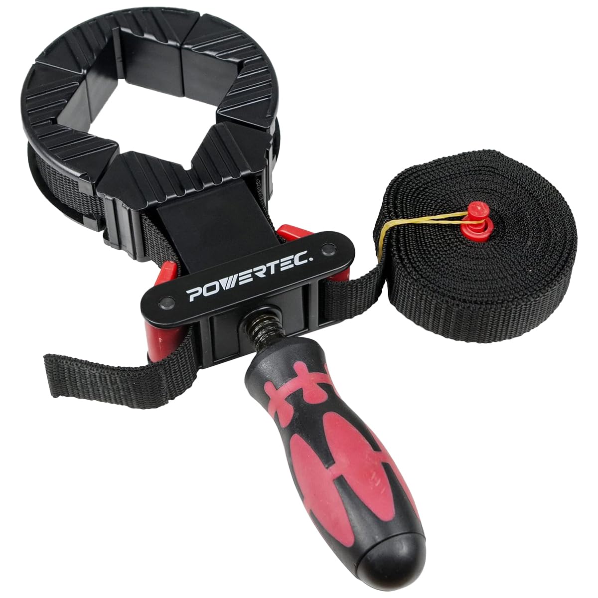 POWERTEC Deluxe Quick Release Strap Clamp | Woodworking Frame Clamping 71101-P2