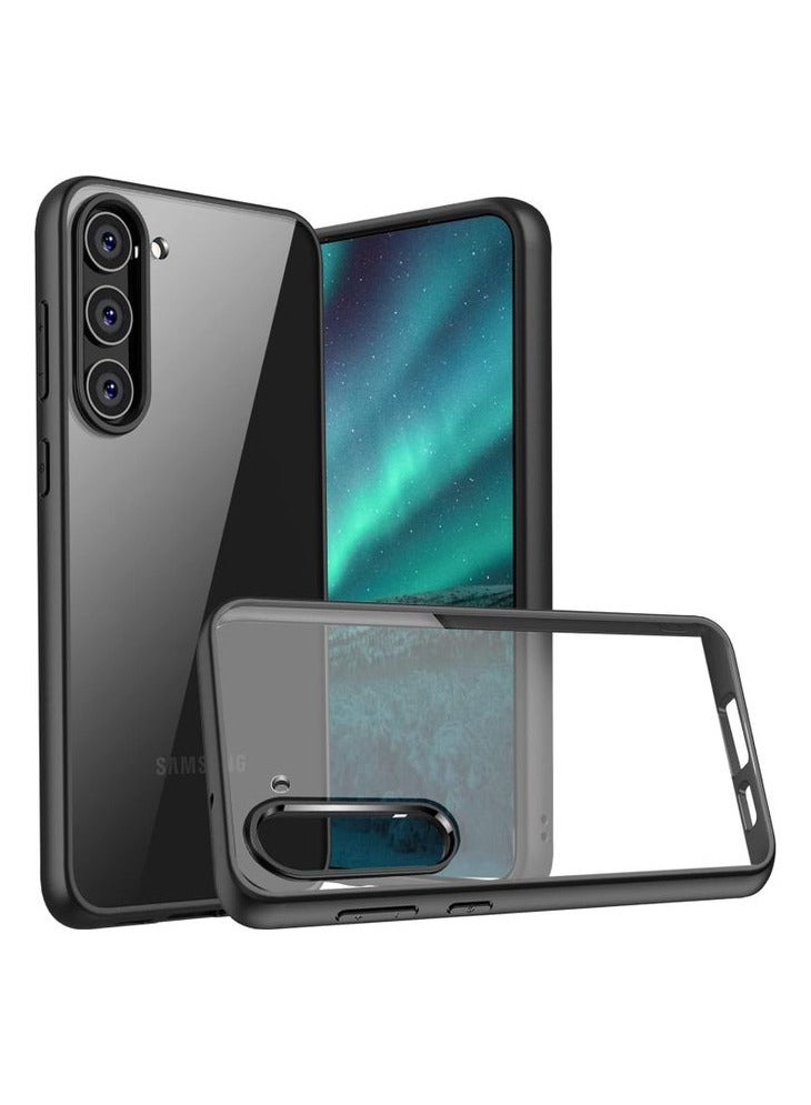 ماجيك ماسك بظهر شفاف وحماية كاملة وازرار سهلة الضغط لهاتف اس 23 بلاس- اسود - Image 1