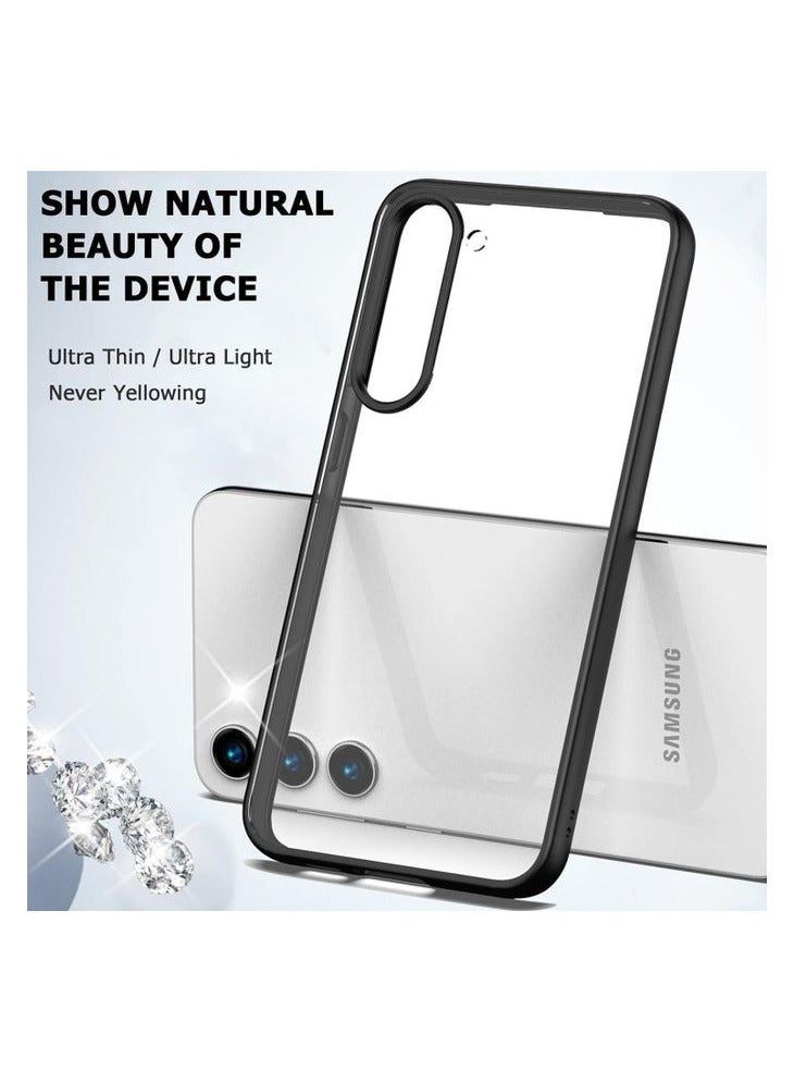 ماجيك ماسك بظهر شفاف وحماية كاملة وازرار سهلة الضغط لهاتف اس 23 بلاس- اسود - Image 2