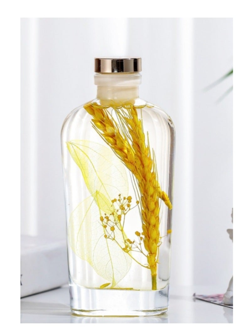 LONGFINE 175ml  Reed Diffuser,Shangri-La  Scented Oil Diffuser With Forever Flower Plant Inside With Sticks For Home Office Fragrance Decor Gift  - Image 1
