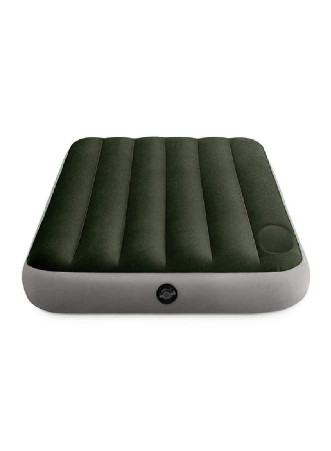 INTEX Dura-Beam Downey Lightweight Air Bed with Buil In Foot Pump Green and Grey 60 x 80 x 10 Inch - Image 3