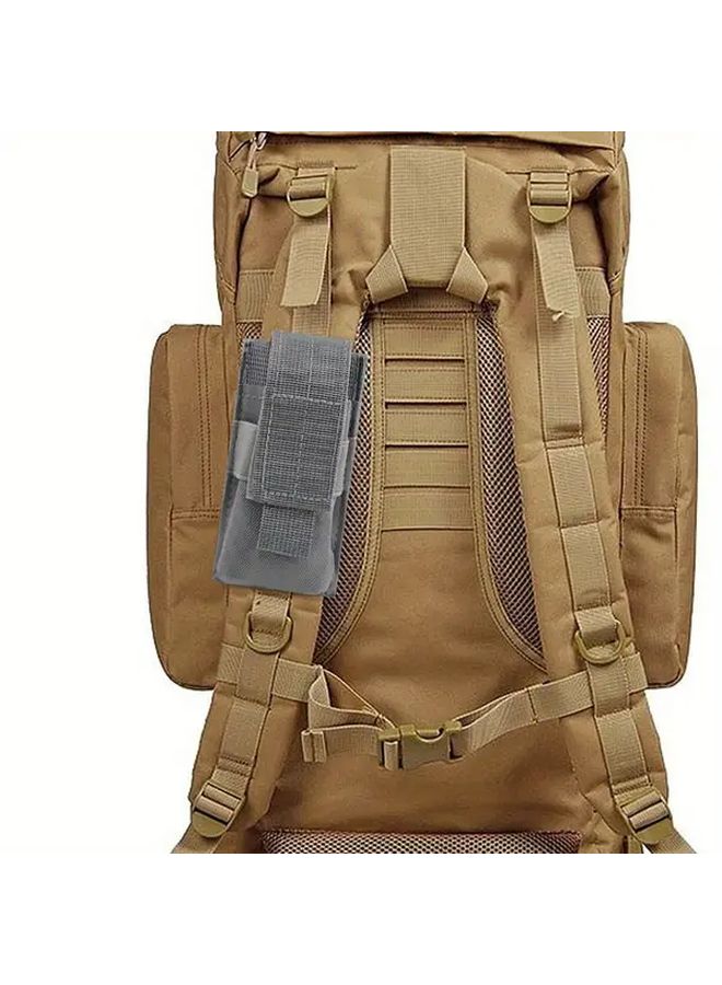 Khaki Tactical Waist Bag For M5 Flashlight Molle Pouch Holster Outdoor Utility Gear - Image 3