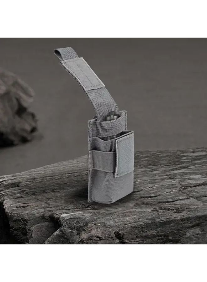 Khaki Tactical Waist Bag For M5 Flashlight Molle Pouch Holster Outdoor Utility Gear - Image 4