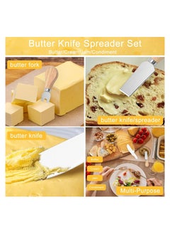 SYOSI Butter Dish with Lid Knife Spreader, Butter Forks Set BPA-Free Plastic Butter Tray Container with Lid for Countertop Black Butter Dish for Refrigerator Camping Dishwasher Freezer Safe  - Image 4