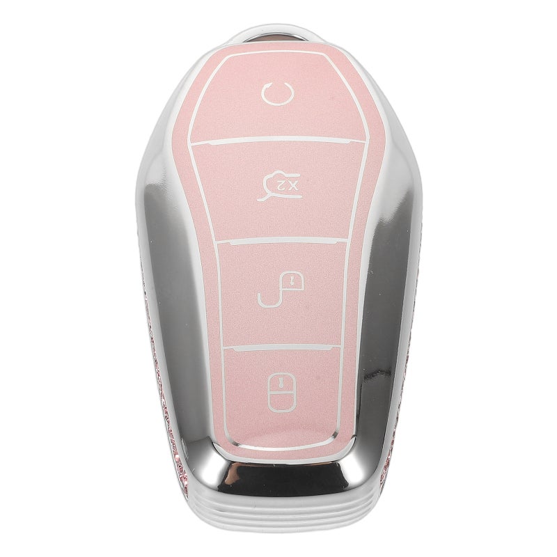 Car key Cover Shell Compatible With Byd, Car Remote Key Replacement Housing Shell With Rhinestone For Vehicle Modification - Image 1