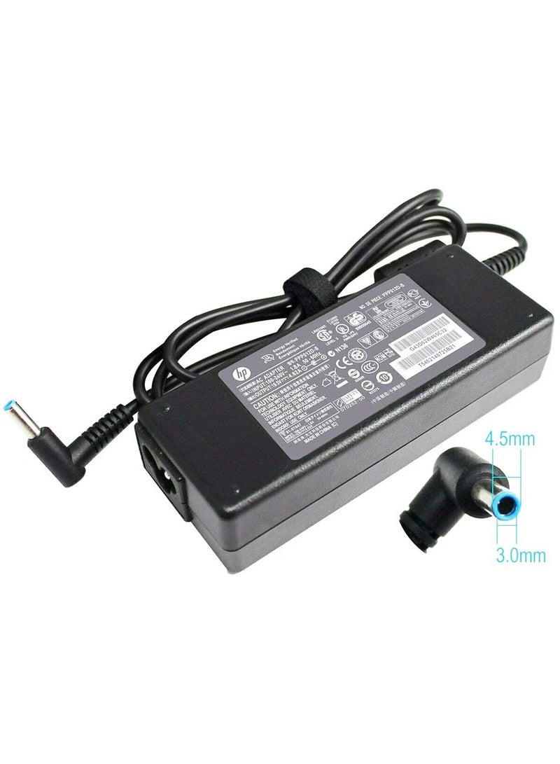 Replacement Laptop Adapter For Hp Pavilion Specter Black 65w Blue Pin (19.5V 3.33A)
