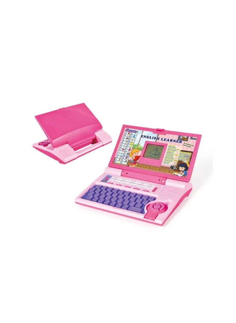 Toy Land English Learner Laptop for Kids, 20 Educational Activities with Mouse Control, Fun Learning and Skill Enhancement for Boys and Girls (Pink) - Image 2