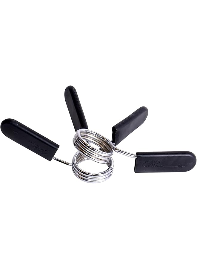 CAP Barbell Olympic 2 Inch Spring Clip Collars Pair Olympic - Image 1