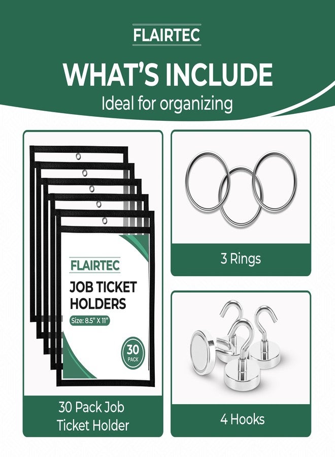 FLAIRTEC FlairTek Job Ticket Holders Pack of 30 - Image 2