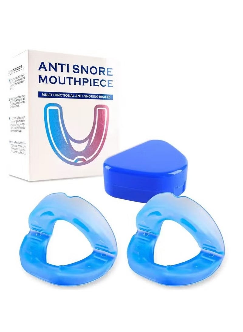 ATRJSZ 1 piece anti-snoring splint, effective snoring stopper for men and women, high-quality mouth splint against snoring, alternative to nose dilators and nose patches, with storage box - Image 1