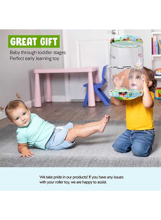 Organizer Inflatable Tummy Time Roller - Crawling Toys for Babies, Soft & Supportive Baby Tummy Time Roller, Water-Friendly Crawling Toys for 6-12 Months - Image 3