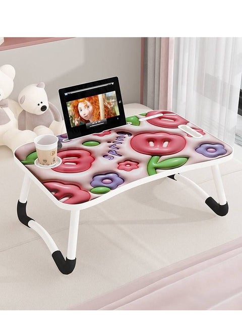 Laptop table used for studying and dinner