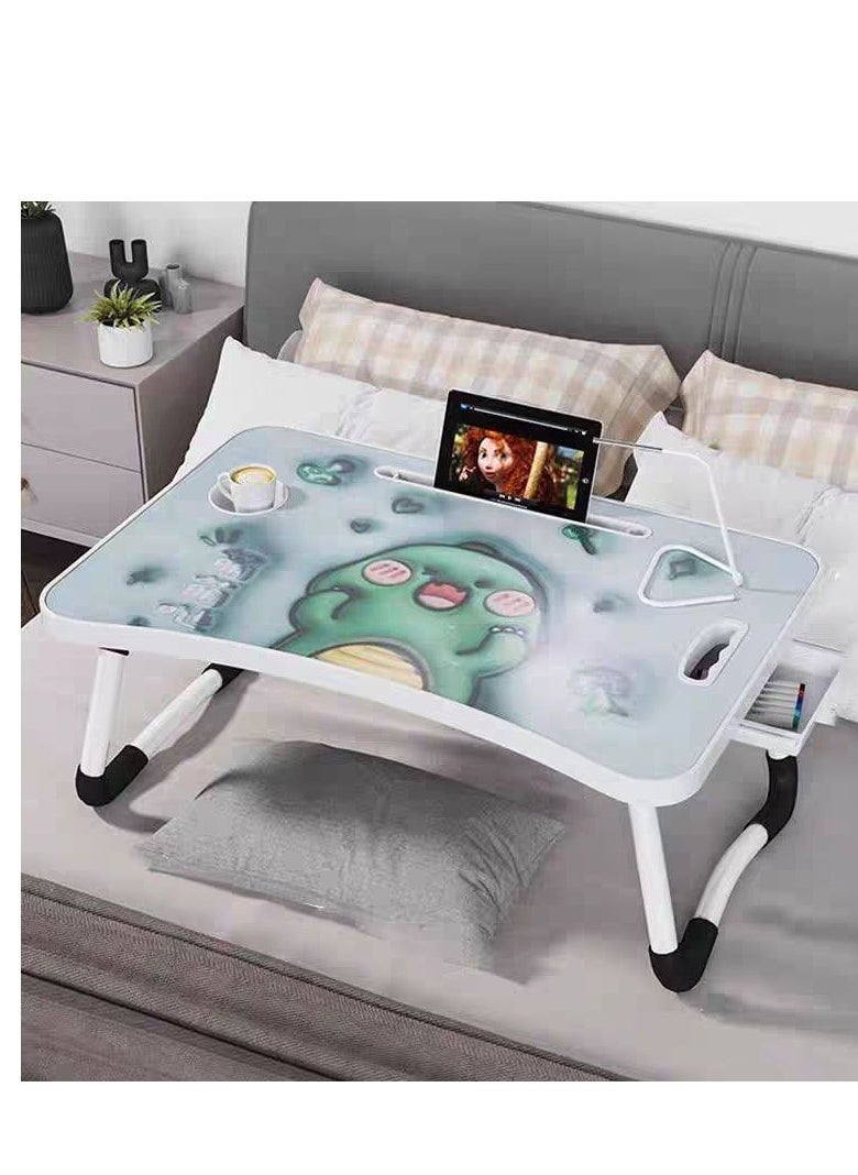 Laptop table used for studying and dinner