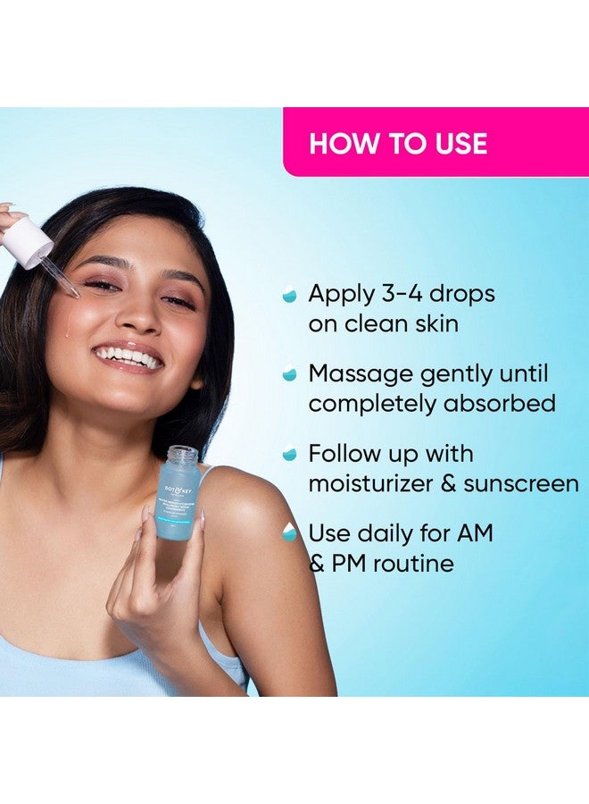 دوت آند كي سيروم دوت آند كي المرطب بحمض الهيالورونيك مع فيتامين سي وهـ | لبشرة ممتلئة ومشرقة | سيروم للوجه للبشرة الجافة والدهنية والعادية | مع السيراميد وتوت الآساي | 30 مل - Image 5