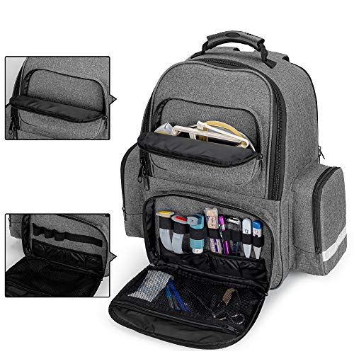 Trunab First Responder Bag Trauma Backpack Empty, Medical Emergency Kits Storage Jump Bag Pack for EMT, EMS, Police, Firefighters, Safety Officers, Black - Image 5