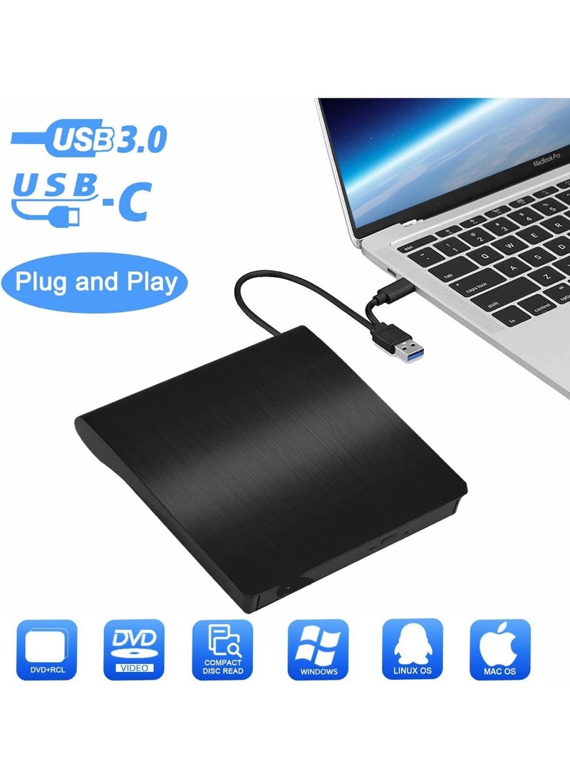Generic Portable 3D External DVD Drive with USB 3.0 – Compatible with Laptop and PC  - Image 4