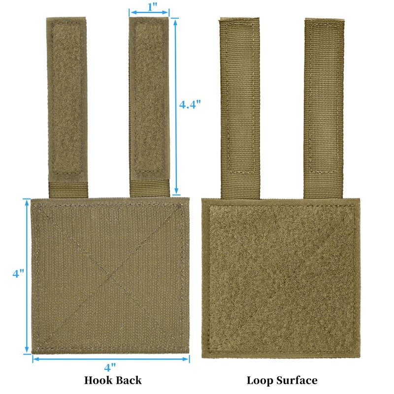 Molle Patch Panel 16 Slots High Capacity Lightweight - Durable Secure Hook And Loop Tactical Patch Panel for Outdoor Gear Customization, Tactical Backpacks And EDC Bags - Image 2
