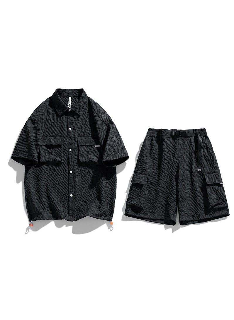 KUYING - New Fashion Versatile Short Sleeve Set - Image 1