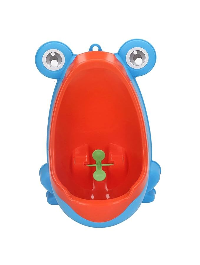 Children Potty Training Urinal With Aiming Target Cute Cartoon Animal Shape Plastic Blue - Image 1