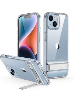 ESR For Iphone 14 Plus Case 3 Stand Modes Military Grade Drop Protection Supports Wireless Charging Slim Back Cover With Stand Phone Case For Iphone 14 Plus Metal Kickstand Case Clear  - Image 1