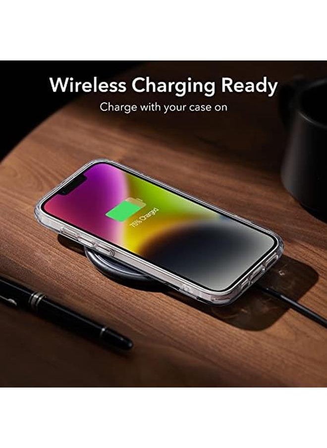 ESR - For Iphone 14 Plus Case 3 Stand Modes Military Grade Drop Protection Supports Wireless Charging Slim Back Cover With Stand Phone Case For Iphone 14 Plus Metal Kickstand Case Clear - Image 1