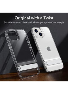 ESR For Iphone 14 Plus Case 3 Stand Modes Military Grade Drop Protection Supports Wireless Charging Slim Back Cover With Stand Phone Case For Iphone 14 Plus Metal Kickstand Case Clear  - Image 5