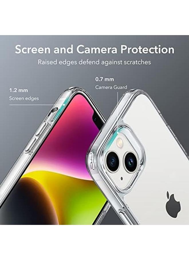 ESR - For Iphone 14 Plus Case 3 Stand Modes Military Grade Drop Protection Supports Wireless Charging Slim Back Cover With Stand Phone Case For Iphone 14 Plus Metal Kickstand Case Clear - Image 1