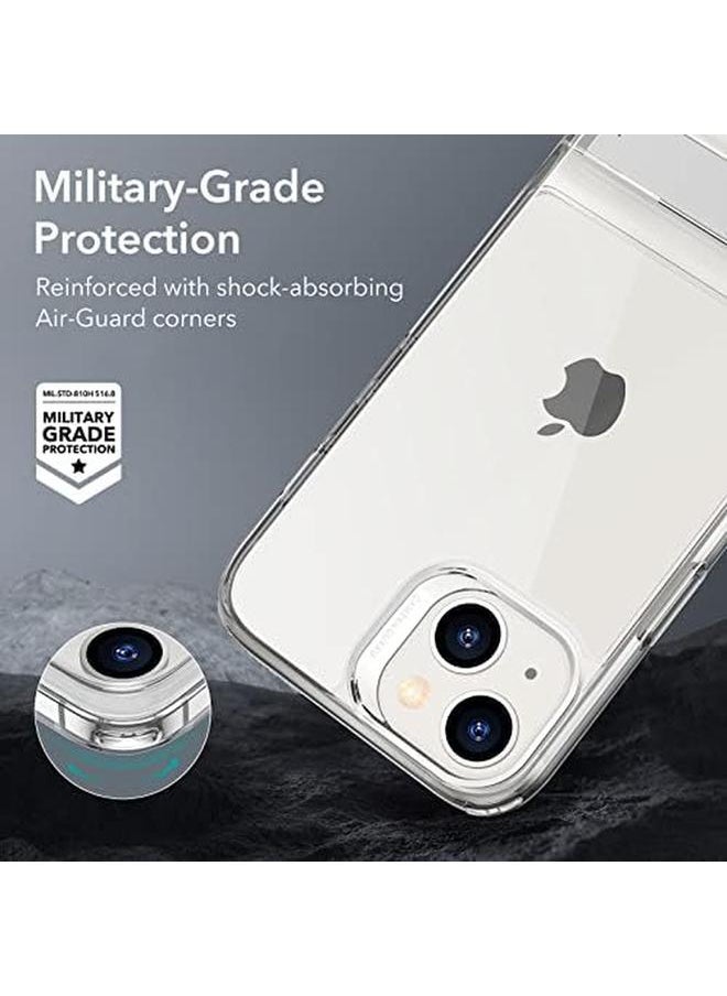 ESR - For Iphone 14 Plus Case 3 Stand Modes Military Grade Drop Protection Supports Wireless Charging Slim Back Cover With Stand Phone Case For Iphone 14 Plus Metal Kickstand Case Clear - Image 1