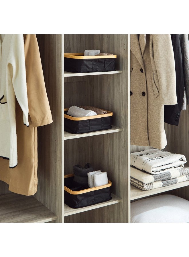 هوم بوكس منظم خزانة قماش أكسفورد بـ 4 أقسام - Image 4