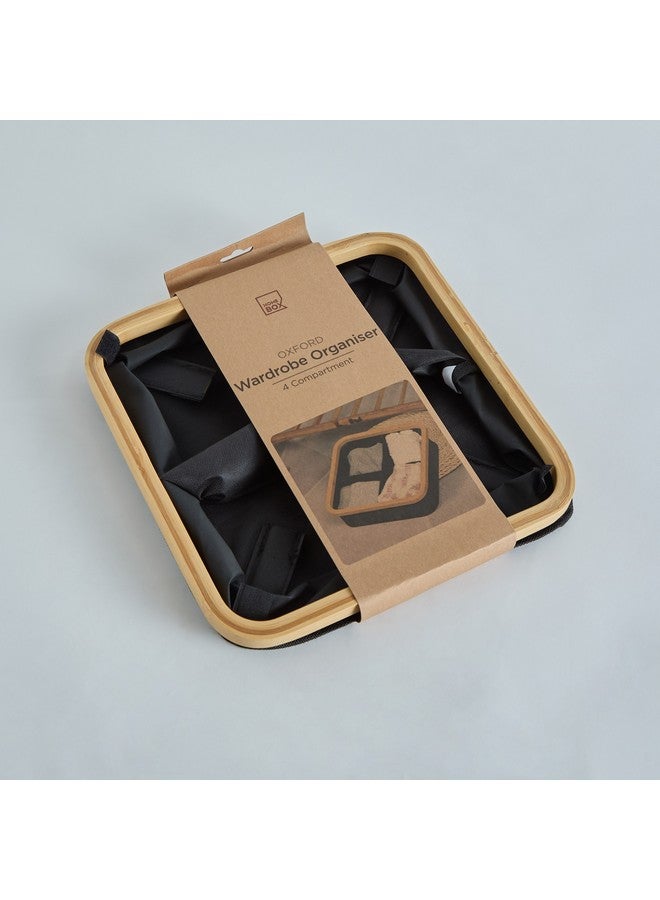 هوم بوكس منظم خزانة قماش أكسفورد بـ 4 أقسام - Image 5