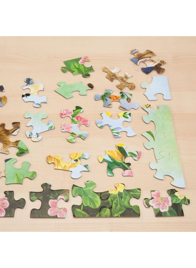Bits and Pieces Bits and Pieces  200 Piece Large Piece Family Jigsaw Puzzle for Adults  Kids  15 x 19  Barnyard Buddies  200 pc Farm Animals Sheep Pigs Horses Jigsaw by Lorraine Ryan  - Image 3