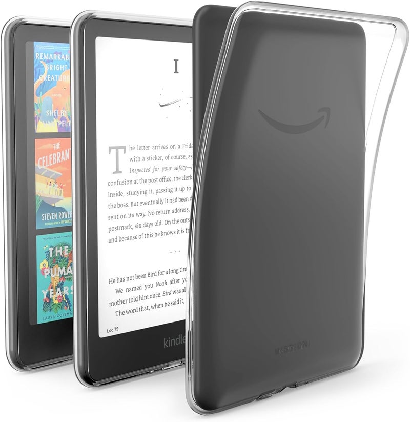 ميشون كابل غطاء الشفاف لجهاز Kindle Paperwhite الإصدار 11 (2022) - نحيف، خفيف الوزن، شفاف بلوري، حماية مرنة - ملاءمة مثالية، وصول سهل وتركيب بسيط - Image 1