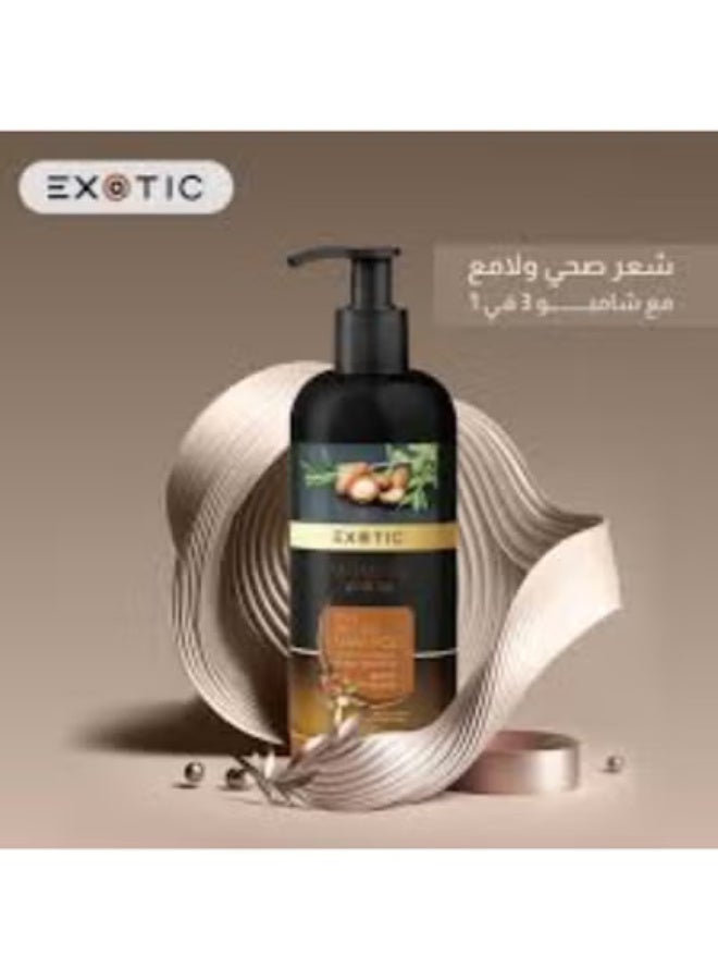 إكزوتك شامبو إكزوتيك للشعر ٣ في ١ بزيت الأرغان ١٠٠٠ مل - Image 2