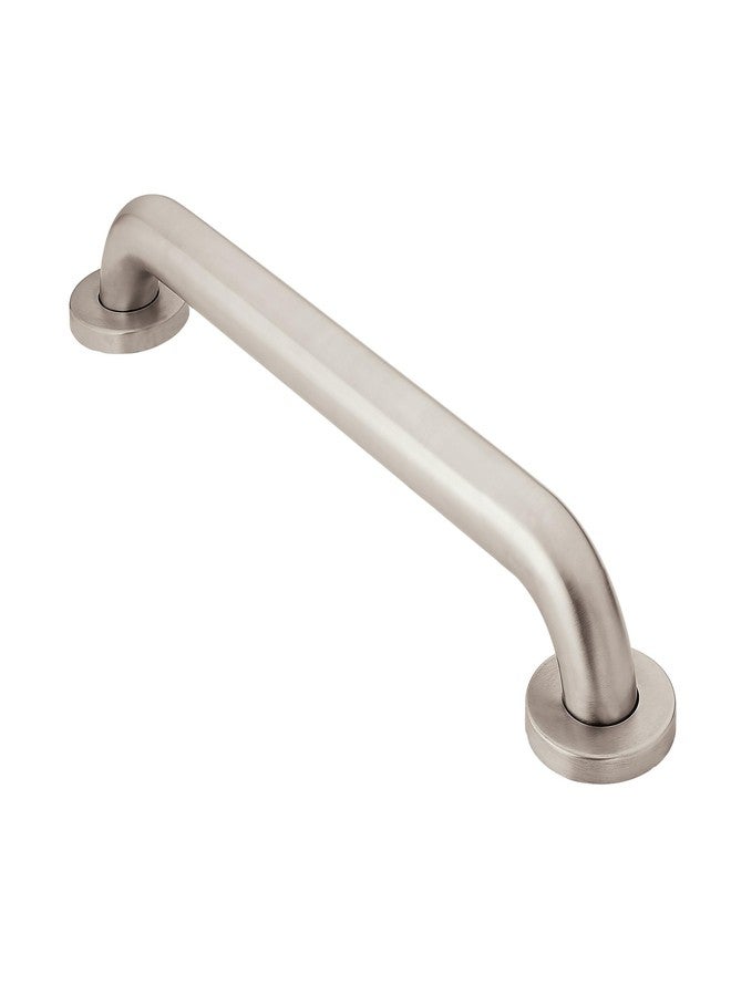 Moen Home Care Bathroom Safety 18 Inch Stainless Steel Handicap Grab Bar for Bathtub and Shower, Elderly Assistance Product with Concealed Screws, Polished Brass, R8918 - Image 1