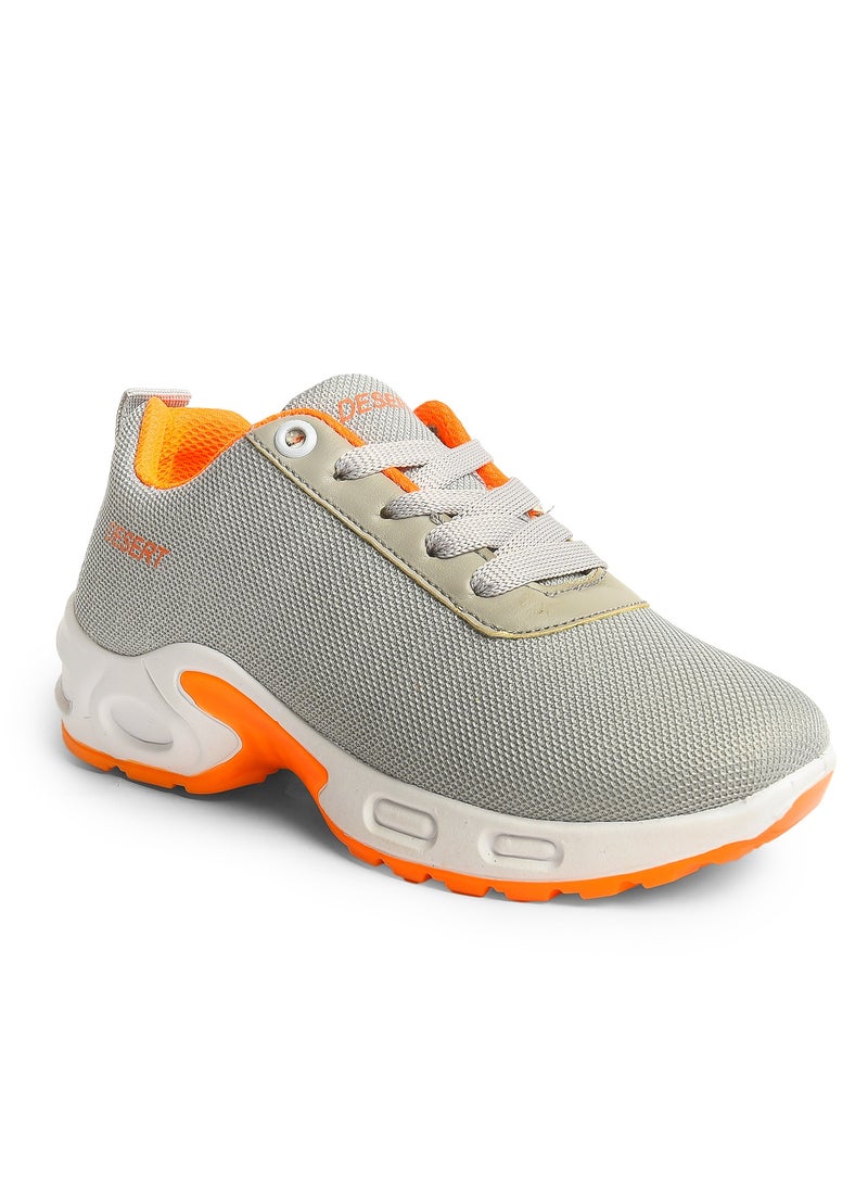 Desert Sportive Lace-Up Sneakers For Kids  - Image 2